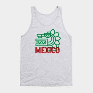 Mexico - aztec pixel design Tank Top